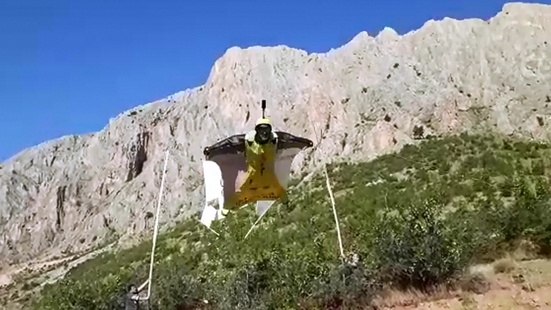 Kemaliye'de ölüme meydan okudu