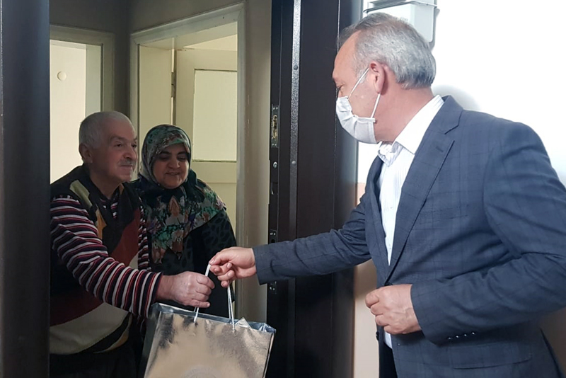 Erzincan'da engelli vatandaşlar unutulmadı