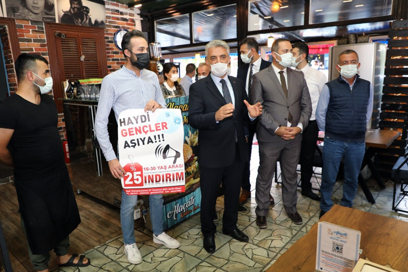 Aşı yaptırana yüzde 25 indirim