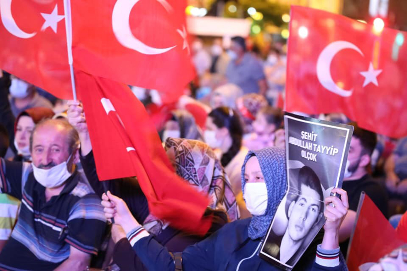 15 Temmuz şehitleri Erzincan’da anıldı