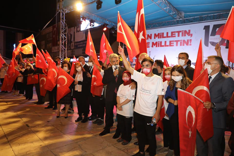15 Temmuz şehitleri Erzincan’da anıldı