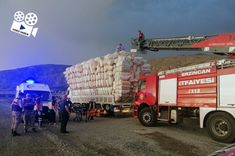 Yıldırım çarpan iki kişi yaralandı